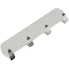 Image de Barrette Adhésive 4 Crochets Inox 19cm