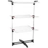 Image de Metaltex Ciclone Vario 405884039 Séchoir 3 ETG, 78 x 68 x 137 cm, métal, Argent, 137 x 68 x 78 cm