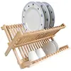 Image de Egouttoir à Vaisselles Pliable En Bois
