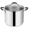 Image de Marmite Tempra avec son couvercle 18 cm en acier inoxydable - Lagostina - Argent - Inox