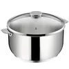 Image de Faitout Salvaspazio+ avec son couvercle 24 cm en acier inoxydable - Lagostina - Argent - Inox