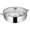 Image de Sauteuse Salvaspazio+ avec son couvercle 26 cm en inox - Lagostina - Argent - Inox