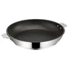 Image de Poêle météorite Salvaspazio+ 24 cm en acier inoxydable - Lagostina - Argent - Inox Antiadhésif