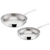 Image de Set 2 pièces de Poêles Lagostina La Prima 24/26 cm Inox