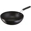 Image de Poêle wok Tempra antiadhésif 28 cm - Lagostina - Noir - Aluminium