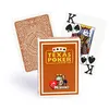 Image de Cartes Texas Poker 100% plastique (marron)