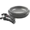 Image de Ballarini Set de 4 poêles à frire Torre 20 + 28cm, Poêle + casserole, Noir
