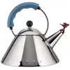 Image de Alessi Chaudière à eau, Bouilloire électrique, Bleu, Argent