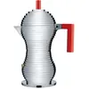 Image de Alessi MDL026 R Pulcina Machine à espresso, Cafetière moka, Rouge