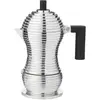 Image de Alessi Cafetière, Cafetière moka, Argent, Noir