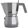 Image de Alessi Moka, Cafetière moka, Gris, Argent