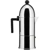 Image de Alessi La cupola, Cafetière moka, Noir, Argent