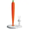 Image de Alessi Bunny Carrot, Distributeur d'essuie-tout, Orange, Blanc