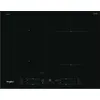 Image de Whirlpool WL B4265 BF/IXL - Table de cuisson à induction - 4 plaques de cuisson - Niche - largeur : 56 cm - profondeur : 48 cm - avec garniture avant en acier inoxydable - noir