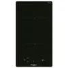 Image de Whirlpool WS Q0530 NE - Table de cuisson à induction - 2 plaques de cuisson - Niche - largeur : 27.5 cm - profondeur : 49 cm - sans cadre - noir