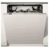 Image de Whirlpool WIC 3C33 PE - Lave-vaisselle - encastrable - Niche - largeur : 60 cm - profondeur : 56 cm - hauteur : 82 cm - argent/noir