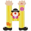 Image de Sevi, Lettre en bois + en tissu, Clown H