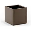 Image de Lumarko, Pot de fleurs, Blumentopf Taupe karriert