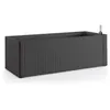 Image de STEFANPLAST Bac a fleurs rectangulaire Natural Delux - 100x43xH33cm - 90 + 6,5L dans la reserve - Anthracite