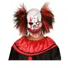 Image de Masque clown tête de mort cheveux