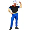 Image de déguisement célèbre marin borgne muscles homme - m - bleu - widmann 002562