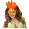 Image de Masque Loup Orange Brésil - Adulte