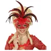 Image de Loup Papillon Plumes Rouges - Tige Rouge