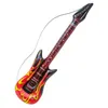 Image de 1 grande guitare gonflable flamme 105 cm rock star jouet