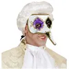 Image de Masque Vénitien Long Nez - Violet et Noir