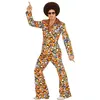 Image de déguisement hippie psychédélique homme - l - multicolore - widmann 08993