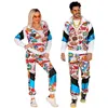 Image de déguisement survêtement pop art américain adulte - m - multicolore - widmann 09632