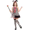 Image de Déguisement Black girl arlequin - 8/10 ans