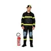 Image de Déguisement Pompier Soldat Feu Incendie Homme | L | Noir | 021363 W Widmann Milano Party Fashion L - 021363 W WIDMANN MILANO Party Fashion