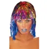 Image de Perruque Disco Lamée Multicolore
