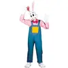 Image de Déguisement Lapin en Salopette Adulte - M WIDMANN