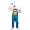 Image de Déguisement Lapin en Salopette Adulte