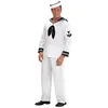 Image de déguisement marin blanc homme - xl - blanc - widmann 5707s