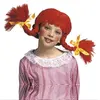 Image de Perruque tresses rouge fille taille unique