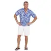 Image de Chemise hawaïenne bleue homme M / L