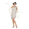 Image de Costume Charleston Chic Argentée - Taille L