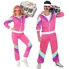 Image de Déguisement Survêtement Années 80 - Rose - Adulte - XXXL WIDMANN