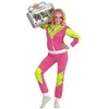 Image de déguisement survet années 80 femme - l - rose - widmann 98813