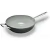 Image de Moneta Alluflon Wok Armonia Finegres 32cm avec, Poêle + casserole, Noir, Gris
