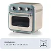 Image de Ariete Vintage Air Fryer Mini-four bleu, Friteuse, Bleu