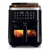 Image de Ariete 4636 Friteuse à air avec fonction vapeur Grill, 1700W, Fonction séchage, 10 fonctions de cuisson, Panier transparent, Minuterie, Éclairage intérieur, Noir