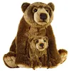 Image de Peluche en peluche National Geographic (2 pièces), mère avec bébé Grizzly NSG