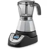 Image de De'Longhi EMKP 42.B Alicia Plus, Cafetière moka, Noir, Argent