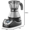 Image de De'Longhi Alicia Plus EMKP 21B Tasse à moka électrique, Cafetière moka, Noir