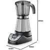 Image de De'Longhi EMKP 63.B Alicia, Cafetière moka, Argent