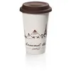 Image de De’Longhi DLSC057 thermos 350 ml Marron, Blanc Vitrocéramique